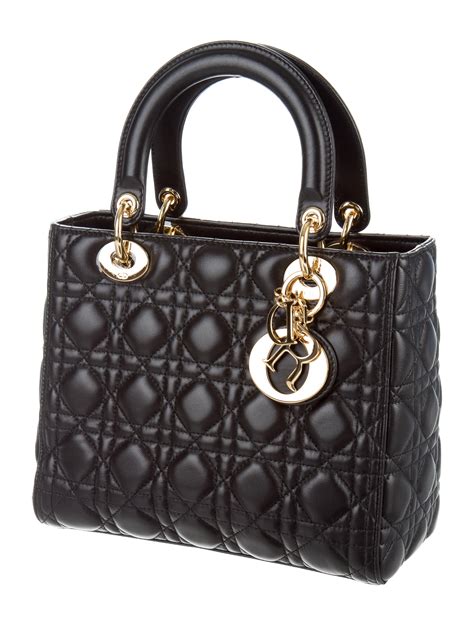 cristian dior replica lady nera lucida mefia|lady dior bag authenticity.